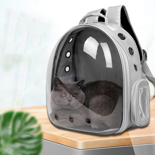 Breathable Transparent Capsule Cat Backpack